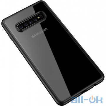 Чохол-накладка Ipaky Bright Series/TPU frame With Clear PC Case Samsung Galaxy S10 Plus Black